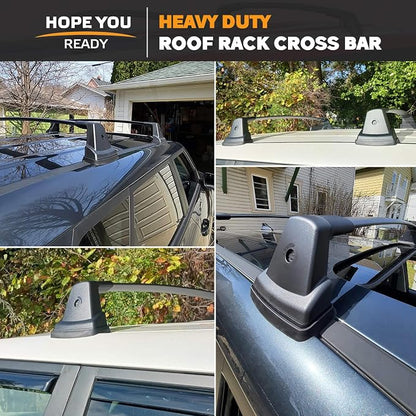 Anti-Theft 220lbs Heavy Duty Roof Rack Cross Bar Compatible with Kia Soul 2020 2021 2022 2023 2024 2025 2026 Roof Rack Cross Bars Aluminum Roof Racks Cross Rail