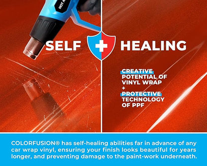 ColorFusion PPF by VViViD, Gloss Evil Red Dry Apply PPF Vinyl Car Wrap Roll 60ft x 5ft