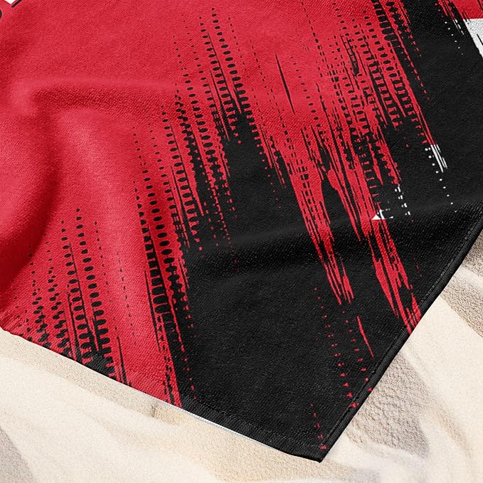 Northwest NASCAR Shane Van Gisbergen Simple Speed Beach Towel, Cotton Blend Lightweight Bath, Pool Swim Travel Fan Gear, 30 x 60 Inch