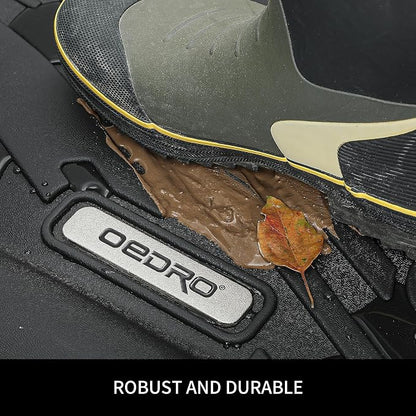 OEDRO Floor Mats Fit for Toyota Tacoma 2024 2025 2026 Double Cab Auto Trans (NOT for Hybrid), Custom TPE All Weather Floor Liners for Tacoma TRD/SR/SR5/limited Car Front&Rear 2 Row Mats