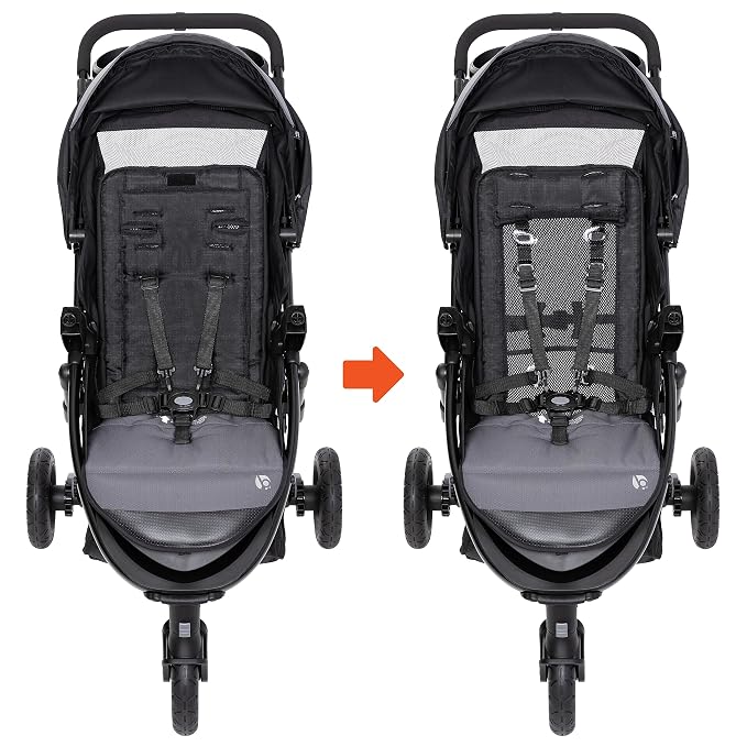 Baby Trend Passport® Seasons All-Terrain Stroller Travel System with EZ-Lift™ Plus Infant Car Seat, Dash Black