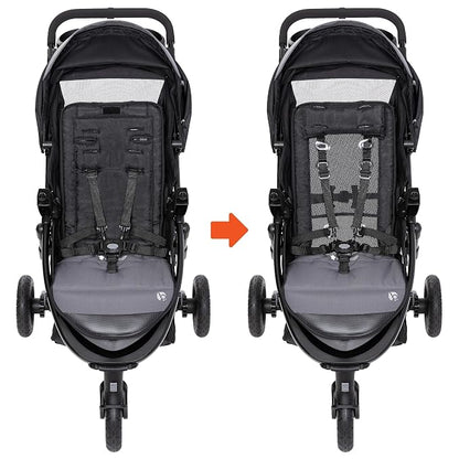 Baby Trend Passport® Seasons All-Terrain Stroller Travel System with EZ-Lift™ Plus Infant Car Seat, Dash Black