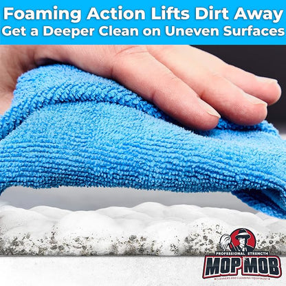 Dirt Lifting Durable Foaming Spray Heads 3 Pk. Best Heavy Duty Nozzle Replacements for Large 32 Oz Plastic or Glass Bottles. Perfect Foam Nozzles for House and Bathroom Cleaning or Auto Detailing.