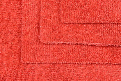 CleanAide Ultrasonic-Cut 300 GSM Microfiber Cleaning Towels, Lint-Free, Scratch-Free, Highly Absorbent, Durable & Reusable with Label-Free Edges for Auto, Home & Commercial Use, 14" x 14", 12-Pack,