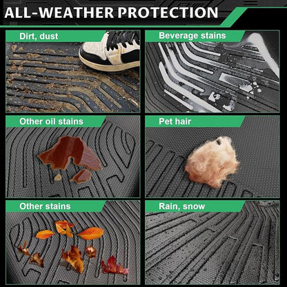 Floor Mats for Subaru Crosstrek 2013-2017 & Impreza 2012-2016, 2016 Crosstrek Floor Mats & Cargo Liner, Waterproof Anti-Slip, TPE Summer Winter Non-Slip Impreza Cargo Mat