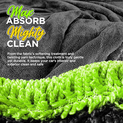 6-Pack Microfiber Towels for Cars (16"×12") Ultra Absorbent and Scratch-Free Car Detailing Cleaning Cloth, Trucks, Home Cleaning, Pet Drying, Boats, and Motorcycles, Gift Packed