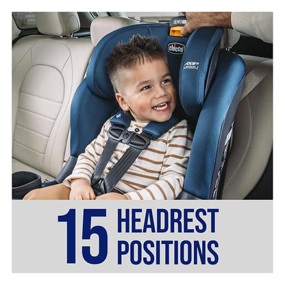Chicco Fit360® SE ClearTex® Rotating Convertible Toddler Car Seat with 360 Degree Rotation for Rear-Facing and Forward-Facing Usage (No Infant Insert Included) | Stellar/Blue