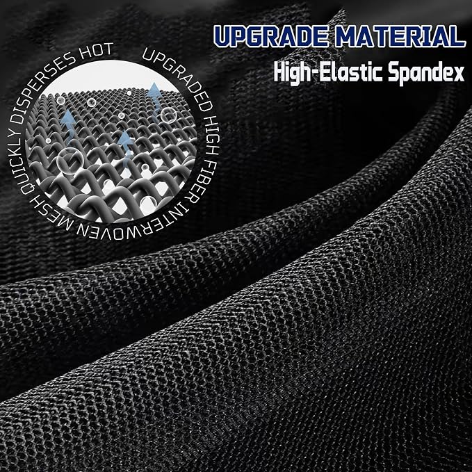 Car Rear Window Screens for Side Windows, 2 Pack Side Window Sun Shades,Stretchy Mosquito Net Cover Fit Cars SUVs - Up to 36.22”x55.1”