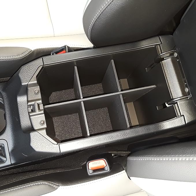 Vehicle OCD - Center Console Organizer for Toyota RAV4 (SE, Limited, Platinum ONLY) (2013-2018) - Made in USA - SLX139