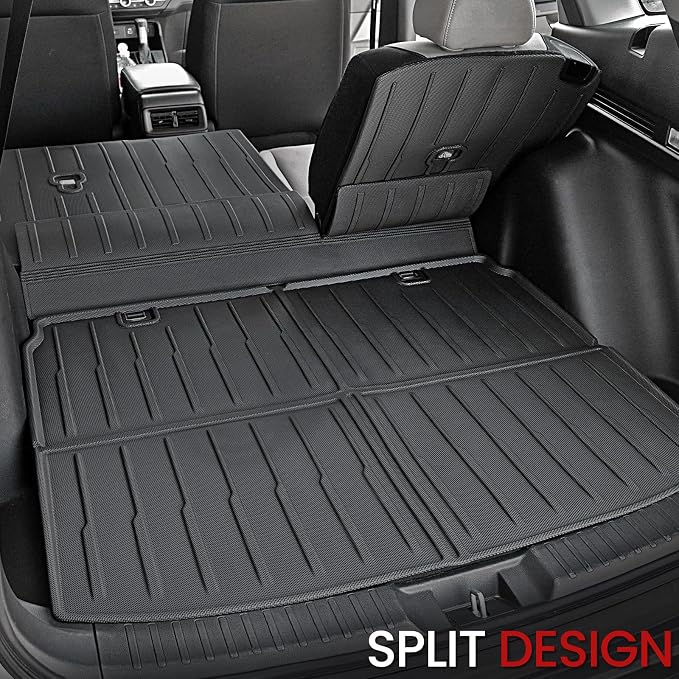 Floor Mats Cargo Mat Set for Honda CRV 2026 2025 2024 2023 Car Mat Accessories(Include Hybrid), All Weather TPE Cargo Liner Door Sill Protectors for CR-V Gas Hybrid(Full Set Mats)