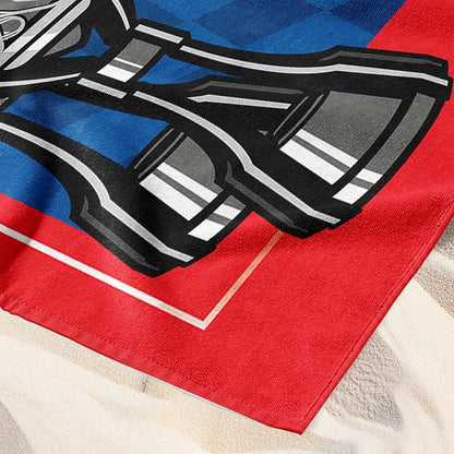Northwest NASCAR Kyle Larson 2025 Cup Series Champion Beach Towel, Cotton Blend Lightweight Bath, Pool Swim Travel Fan Gear, 30 x 60 Inch