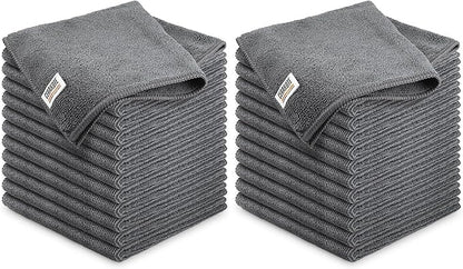 CERAKOTE Microfiber Towels (24 Pack) - Cleaning and Application Towels - Durable 300 GSM Lint-Free Material - Ideal for Cars, Home, Shop and Office