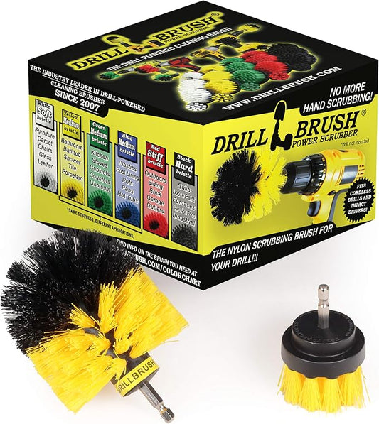 Bathroom Cleaning Brush Set - Cleaning Scrub Brush - Tile Cleaning Brush - Power Cleaning Brush - Scrub Brush - Brush Cleaning Tool - Grout Cleaning Tool - Home Cleaning Gadgets - Clean Shower Brush