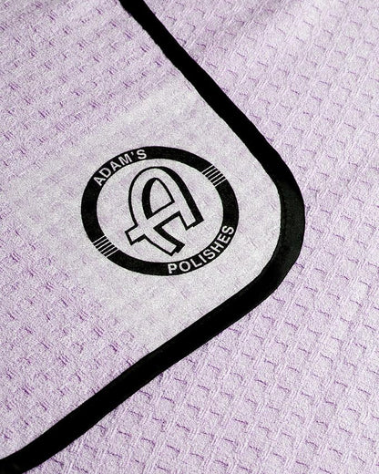 Adam's Waterless Wash Microfiber Towel (6 Pack) - Waffle Weave Design Traps Dirt & Safely Cleans Your Car, Boat, RV, Truck, and More - Dries, Cleans with Waterless Wash System