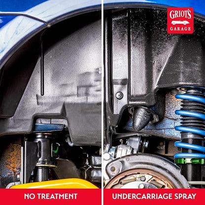 Griot's Garage Undercarriage Spray for Car Cleaning and Detailing, Undercoating for Wheel Wells, Frame, Springs, and More, 10987, 22oz