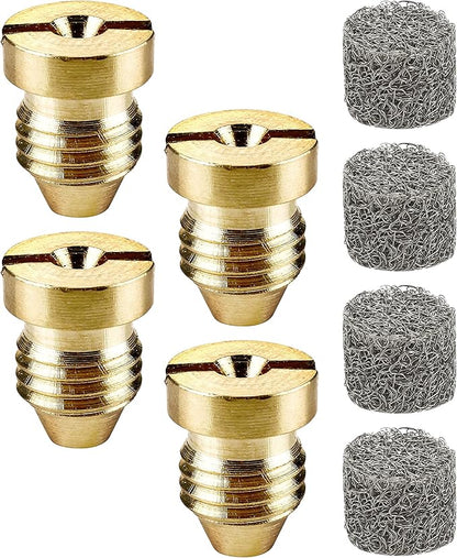 RIDGE WASHER 1.1 mm Orifice for Foam Cannon and Foam Maker, 4-Pack | Universal Thread Nozzle Tips, Mesh Filter