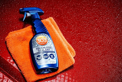 303 Products Touchless Sealant - SiO2 Technology - Water Activated Paint and Glass Protection - Spray On, Rinse Off, Refill for Trigger Spray Bottle,1 Gallon (Pack of 4), 30399