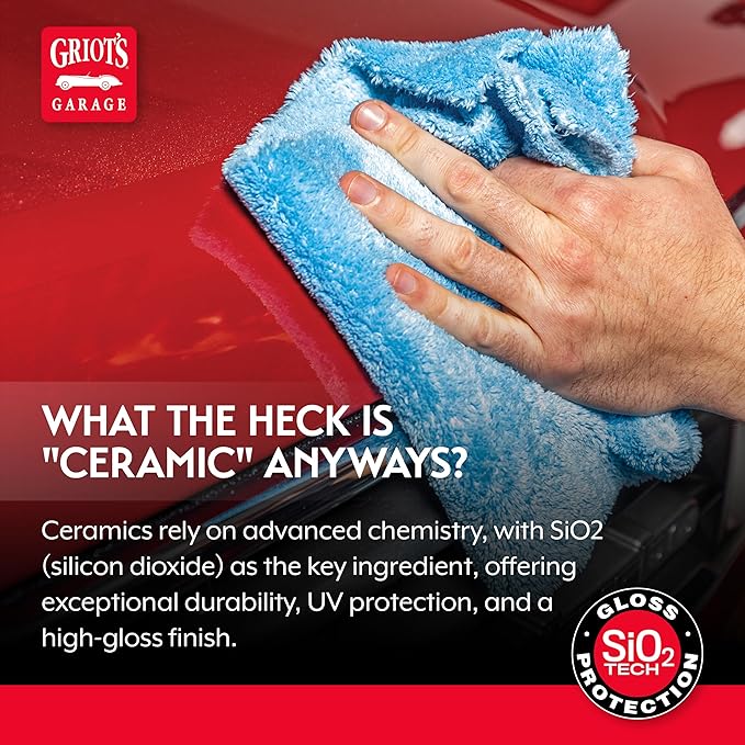 Griot's Garage Ceramic Speed Shine Detail Spray for Car Detailing, Provides a High-Gloss Finish and Extends Life of Coatings, 10945, 22 oz