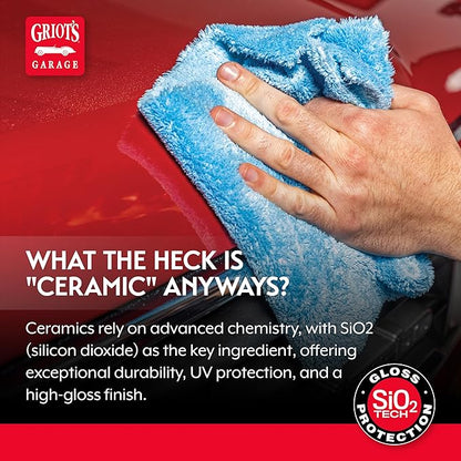 Griot's Garage Ceramic Speed Shine Detail Spray for Car Detailing, Provides a High-Gloss Finish and Extends Life of Coatings, 10945, 22 oz
