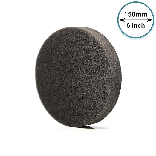 Glass Polish 6 inch (150mm) PRO-Line Soft Buffing Pad, Detailing Finishing Foam, Swirl Free Pad