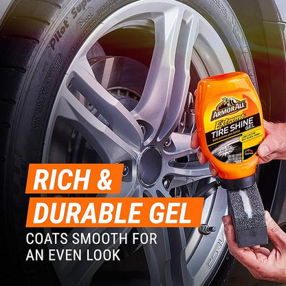 Armor All Extreme Tire Shine Gel, Restoring Color and Tire Protection, 18 Fl Oz (Pack of 2)