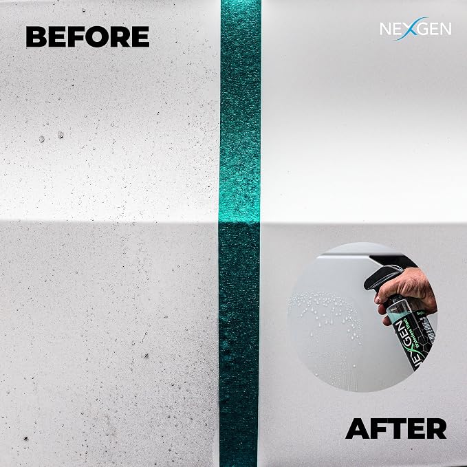 Nexgen Waterless Car Wash (16oz) - Ultimate Waterless Car Cleaner - Scratch-Free and High-Gloss Shine - On-the-Go Car Detailing - Car Cleaning Supplies - Ideal for Cars, Trucks, Boats & More!