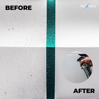 Nexgen Waterless Car Wash (16oz) - Ultimate Waterless Car Cleaner - Scratch-Free and High-Gloss Shine - On-the-Go Car Detailing - Car Cleaning Supplies - Ideal for Cars, Trucks, Boats & More!