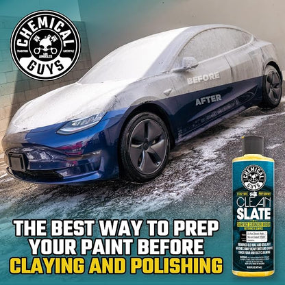 Chemical Guys CWS80316 Clean Slate Deep Surface Cleaning Car Wash Soap (Removes Old Car Waxes, Glazes & Sealants for Superior Surface Prep), 16 fl oz, Citrus Scent