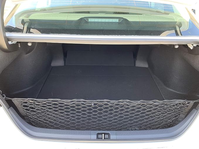 Trunk Envelope Style Mesh Cargo Net for Toyota Camry 2018-2025, 2026- Car Accessories - Premium Trunk Organizer and Storage - Cargo Net for Sedan - Vehicle Carrier Organizer for Toyota Camry