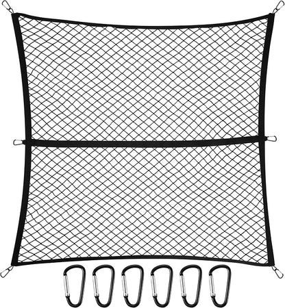 Cargo Net for Pickup Truck Bed for Honda Ridgeline 2000-2025 2026 Accessories Mesh Organizer Stretchable 4'x4' to 7'x7' Netting Highly Elastic