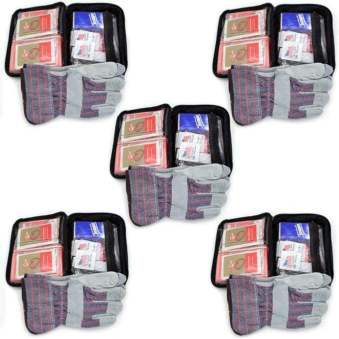 Emergency Zone Basic Roadside Assistant Car Emergency Kit. 5 Pack
