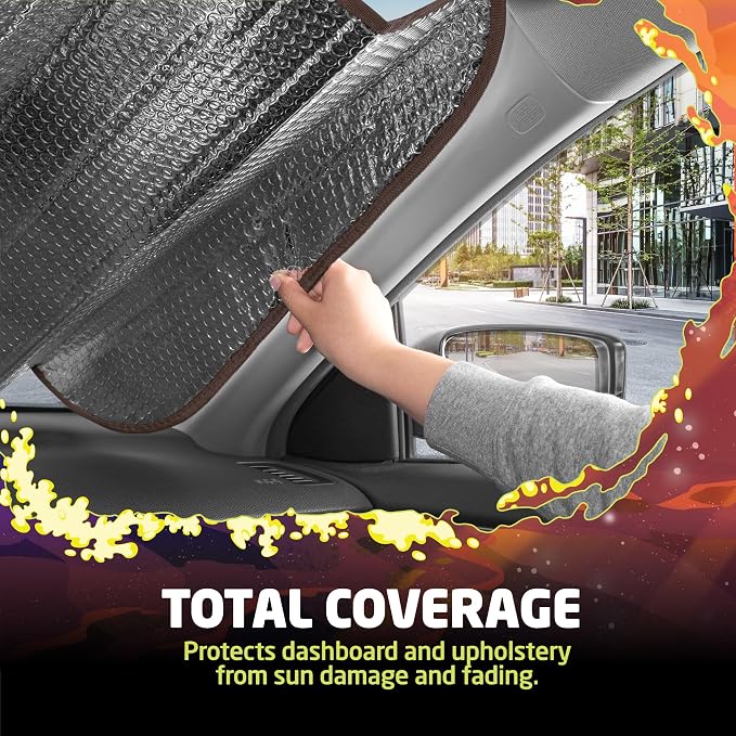 Rick and Morty Car Windshield Sun Shade Accordion Style Sunshade for Car Window Cartoon Car Sun Shade Rick and Morty Car Accessories