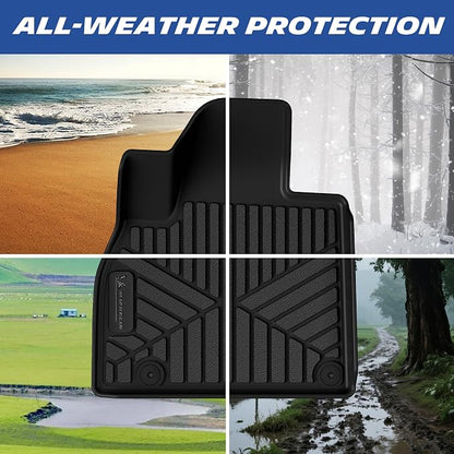 Michelin Vehicle Mats, All-Weather TPE Custom Fit Liner for 2020-2025 Kia Telluride 7/8-Seat, Premier
