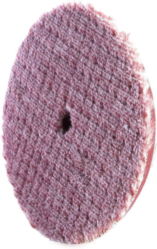 Adam's One Step Polishing Pad (6.5") - Blended Wool & Microfiber Cuts & Finishes in One Step - Color Coded to Match with Recommended Polishes or Compounds
