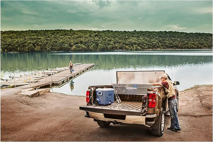 UWS EC10581 72-Inch Heavy-Wall Aluminum Truck Tool Box with Low Profile, RigidCore Lid