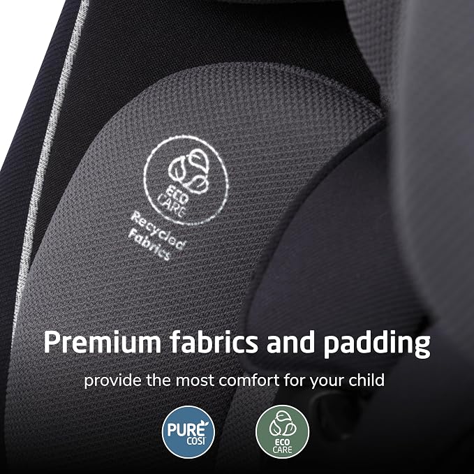 Maxi-Cosi Pria Max+ All-in-One Baby Convertible Car Seat, Rear Facing, Forward Facing Car Seat, Toddler Booster, Easy Latch Install, Magnetic Buckle, Adjustable Harness, Cup Holders, Sea Shadow