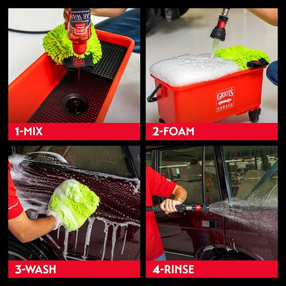 Griot's Garage Super-Concentrated Car Wash for Vehicle Washing and Cleaning, Foaming Liquid Soap, Won't Strip Waxes, Sealants or Ceramic Coatings, pH Balanced, 11102, 16oz