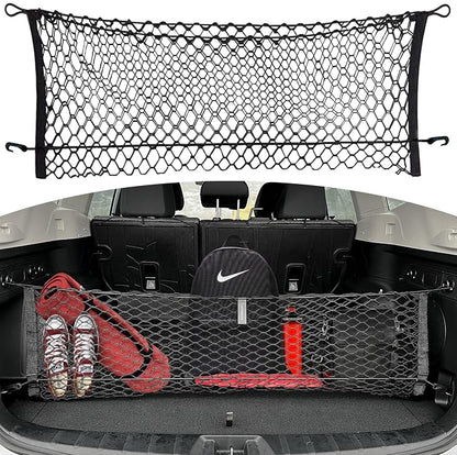 Envelope Style Automotive Elastic Trunk Mesh Cargo Net for Subaru Forester (SK) 2019-2026 - Premium Trunk Organizer and Storage - Luggage Net for SUV - Best Car Organizer for Subaru Forester