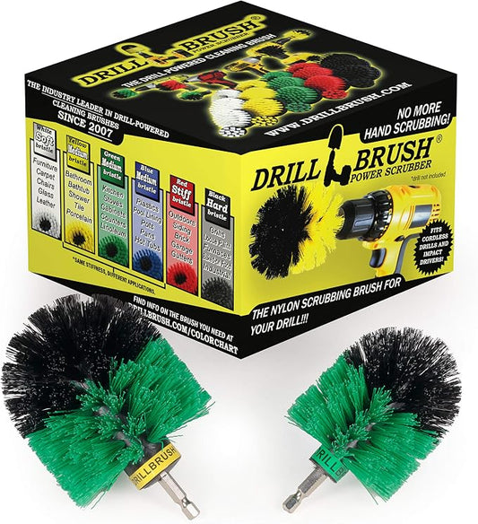 Drill Powered Kitchen Cleaning Supplies - Kitchen Scrubbing Accessories - Drill Brush Household Cleaner - Oven Cleaning Tool - Stovetop Scrubber Brushes - Kitchen Sink Scrub Brush - Frying Pan Brush