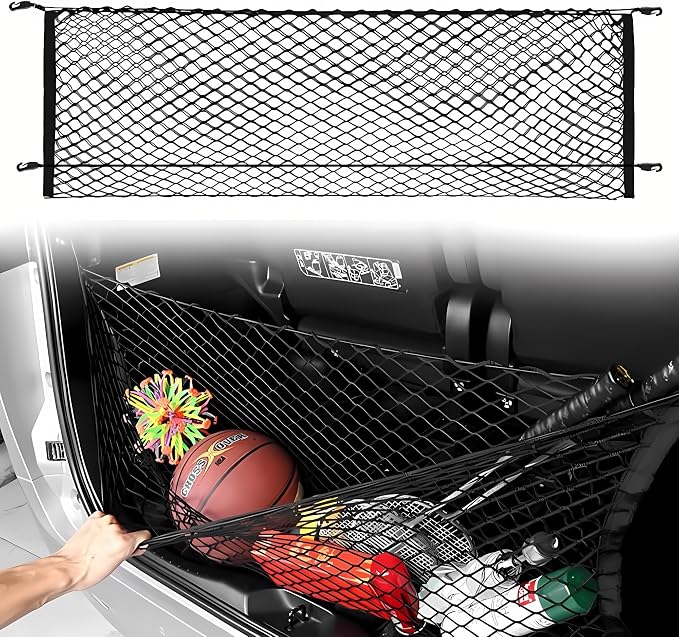 Trunk Cargo Net Compatible with Ford Bronco Sport 2021 2022 2023 2024 2025