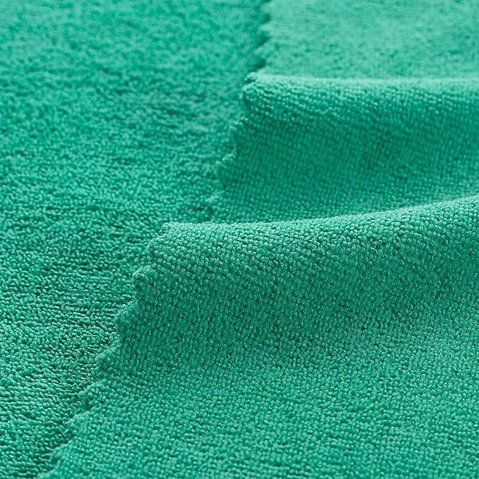 Arkwright Smart Rags Microfiber Cleaning Cloths, Pack of 50 in a Box, Lint Free 180 GSM Reusable Towels for Auto, Office and Household Cleaning, 12 x 12 in, Green