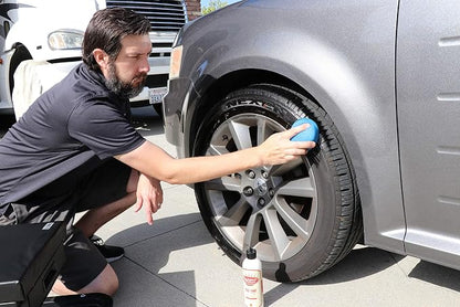 GOLDEN SHINE Tire & Trim Gel Dressing, 16 Ounce Bottle Shines and Protects Tires, Rubber and Exterior Trim, 16016