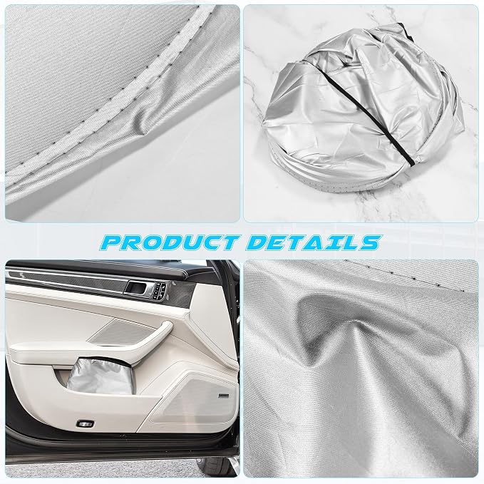 Car Windshield Sun Shade Sunshade Compatible with Toyota Camry 2026 2025 2024-2018 Corolla Cross 2022-2026 Crown 2023-2025 LE XSE XLE Hybrid SE Accessories, Car Front Window Sun Shield
