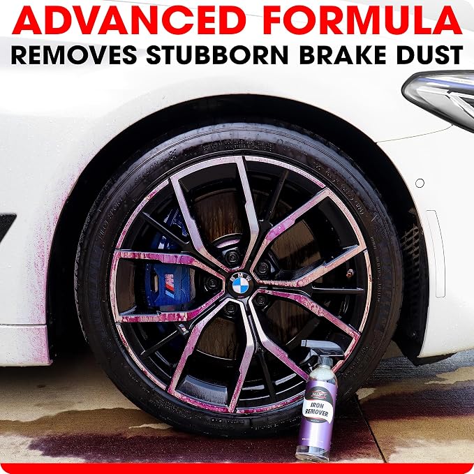 Swift Iron Remover & Wheel Cleaner (2-Pack) – Remove Brake Dust, Iron Oxide & Stuck-On Dirt & Debris from Paint & Wheels | Formula for Decon Car Wash | Preps Paint for Wax Coatings