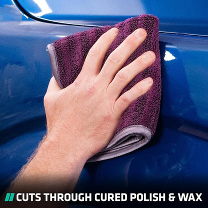 VIKING Microfiber Towels for Cars, Dual-Weave Professional Detailing Towel for Car Cleaning Kit, 14 Inch x 14 Inch, 5 Pack