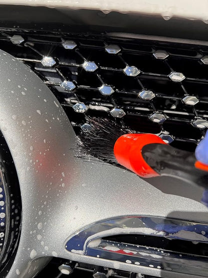 Preimum Car Detailing Brush Set - 5 Pack Auto Detail Kit for Automotive, Soft to Firm Brushes for Cleaning and Polishing for Interior, Exterior, Dashboard, Wheel Rims, Air Vent, Seat, car wash