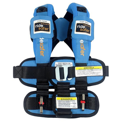 RideSafer Gen 5 - Extra Large Blue, Lightweight, Compact, Portable Car Seat - Perfect for Travel and Everyday Child Safety