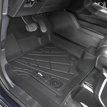 KARPAL Floor Mats for 2015-2026 Ford F-150 Supercrew/Supercab (Includes 2022-2026 Lightning), Custom Fit TPE All Weather Ford F150 Accessories Front Floor Liner