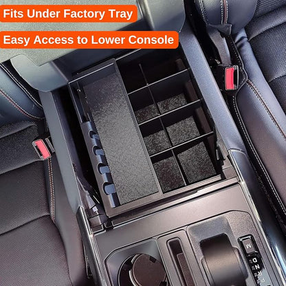 Vehicle OCD - Center Console Organizer for Ford F150 (2021-2026) (Full Console w/Bucket Seats ONLY) - Made in USA - Select 2024-2026 Models - SLX169