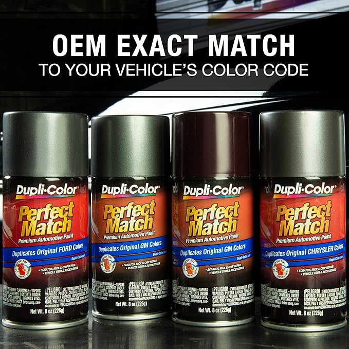 Dupli-Color Perfect Match Premium Automotive Paint, Medium Green (M), 8 oz
